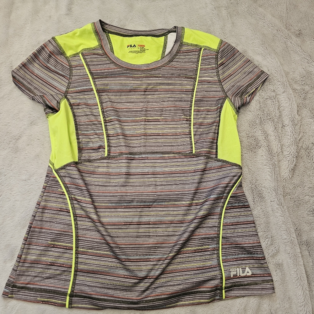 Ladies Performance Fila Running Shirt L